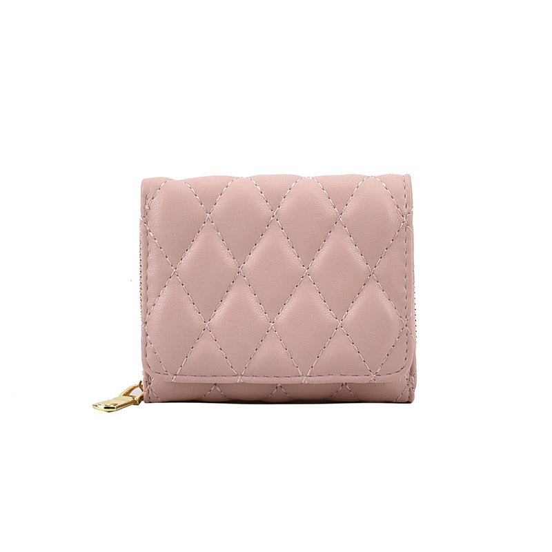 2025 2025 Korean version of the new wallet, women's Xiaoxiangfeng embroidery thread, multi-card change bag, women's New wallet, money card integration