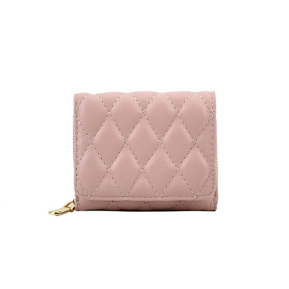 2025 2025 Korean version of the new wallet, women's Xiaoxiangfeng embroidery thread, multi-card change bag, women's New wallet, money card integration