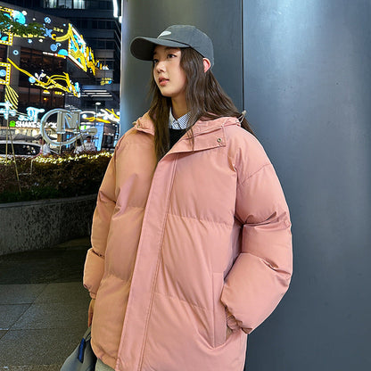 saferido men winter outfits American Cotton-Padded Coat Men's Autumn and Winter 2024 New Men's Cotton-Padded Coat Workwear Couple Bread Coat Fashion