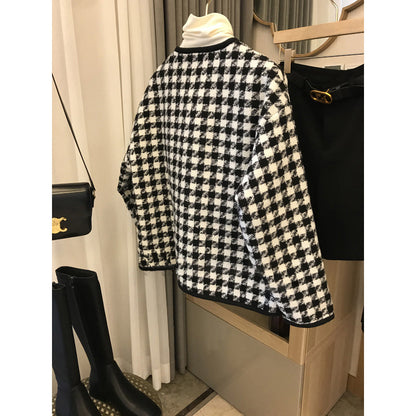 2025 Qiandongge wool small fragrant coat haute couture new  spring women's clothing short, tweed spring and autumn top