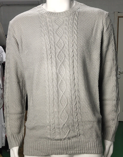 saferido      -shop mens winter fashion Autumn and Winter New Sweater Men's Solid Color round Neck Long Sleeve Sweater plus Size Men's Clothing