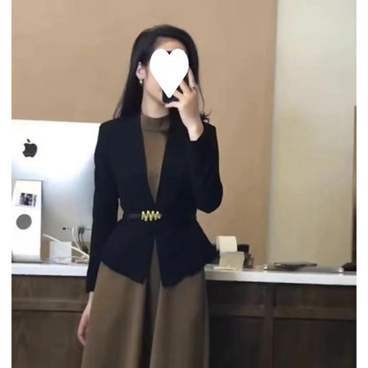 2025 spring clothing new high-end luxury temperament set temperament high-end sense small fragrant style two-piece dress dress