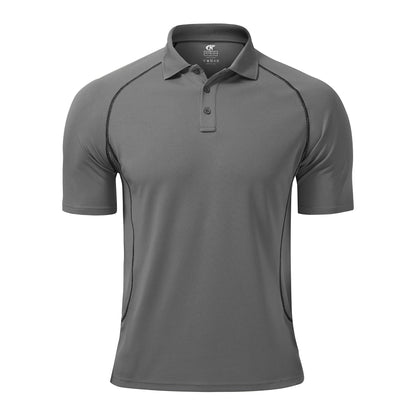Summer Mens Business Casual Polo Shirt Golf Shirt Turn Down Collar Short Sleeve Tops Fashions Trip Shirt Men's Clothing