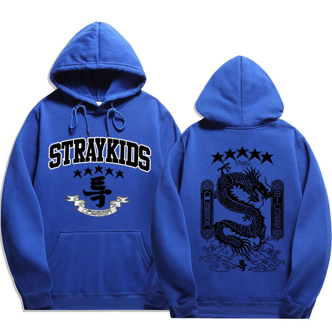 5 Star Hoodies Y2k Fashion Dragon Graphic Hoodie Women Men Autumn Winter Sweatshirt Korean Streetwear Hip Hop Clothes