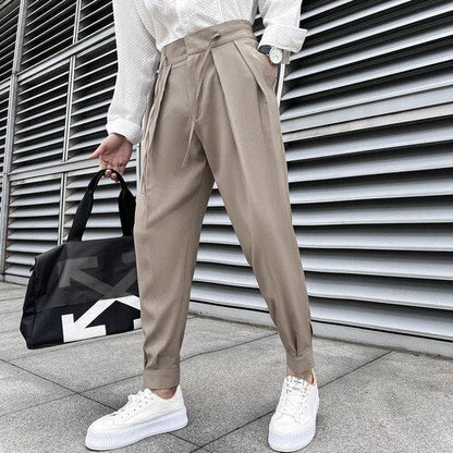 Brand Clothing Men's Spring High Quality Casual Pants/Male Spring Fashion Business casual Trousers Loose Haroun Pants 29-36