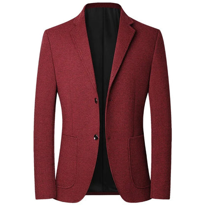 Autumn Men Blazers Suits Jackets Business Casual Suit Wool Coats High Quality Male Slim Fit Blazers Jackets Blazers Coats