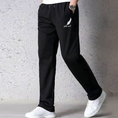 Spring Autumn Men's Sports Running Pants Joggers Loose Straight Cylinder Active Pants Gym Workout Jogging Trousers