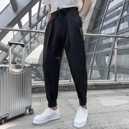 Brand Clothing Men's Spring High Quality Casual Pants/Male Spring Fashion Business casual Trousers Loose Haroun Pants 29-36