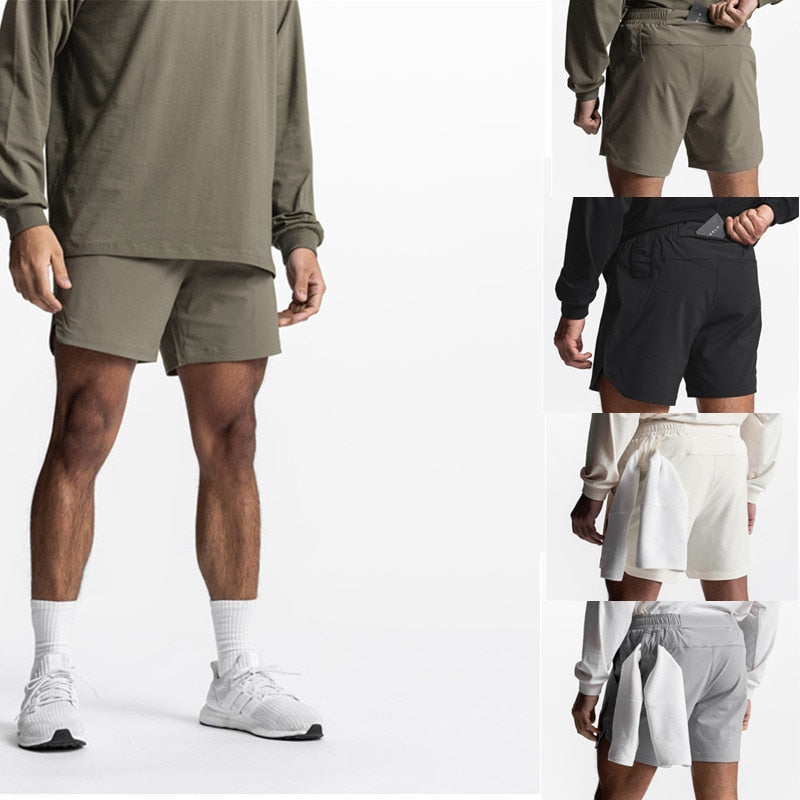 Men's Running Quick Dry Fitness Gyms Shorts Mens Summer Short Pants Male Jogger Workout Beach Brand sport shorts men