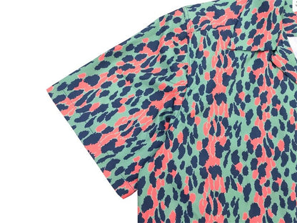 Leopard Print Wacko Maria High Quality Men Women Streetwear Casual Short Shirt Japan