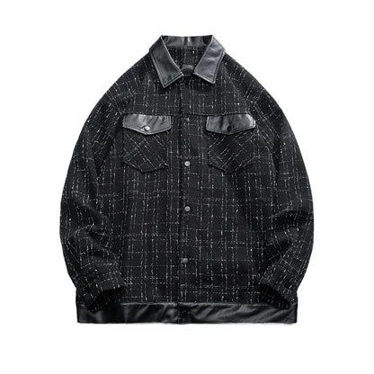 saferido Men's Korean Style Clothes Loose Fitting Harajuku Outerwear  Spring Jackets Original Clothing Popular Coats