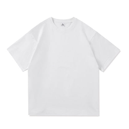Men Oversized Graphic Solid T Shirts Colorfuls 100% Cotton  Mens White Classical Tee Male Short Sleeve O-Neck Tops