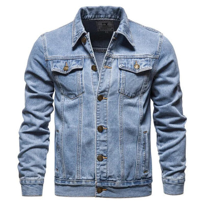Spring And Autumn Fried Street Men's Denim Jacket Cotton Casual Slim Jacket Men's Jean Jacket Men's Clothing