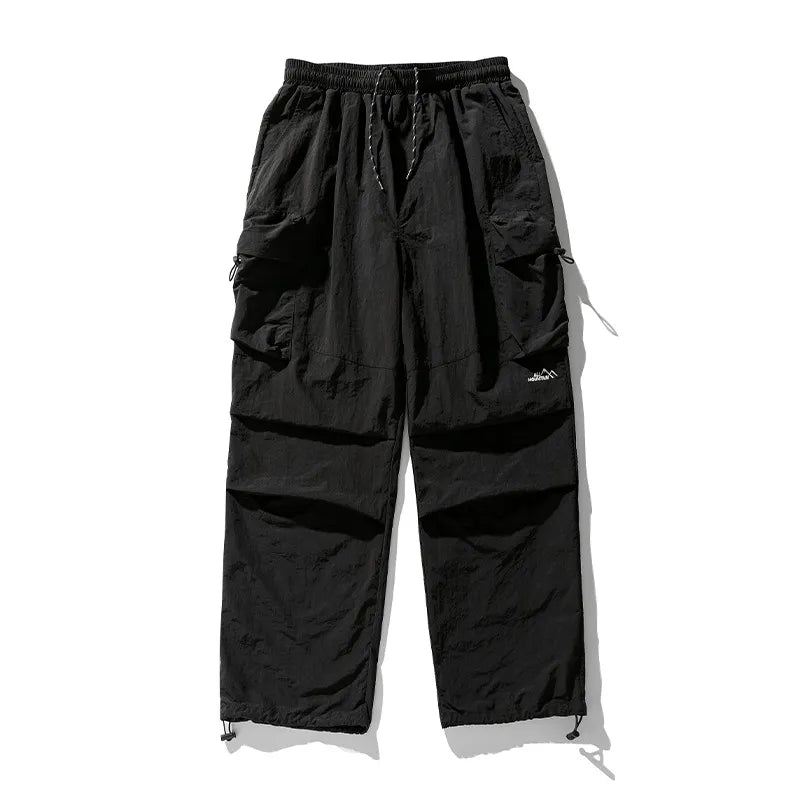 Parachute Cargo Pants Men Oversize Outdoor Casual Trousers Male Waterproof Pants Man Japanese Streetwear Hip Hop