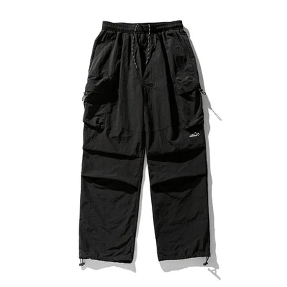 Parachute Cargo Pants Men Oversize Outdoor Casual Trousers Male Waterproof Pants Man Japanese Streetwear Hip Hop