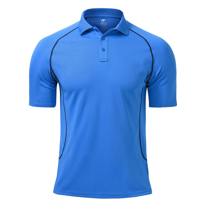 Summer Mens Business Casual Polo Shirt Golf Shirt Turn Down Collar Short Sleeve Tops Fashions Trip Shirt Men's Clothing