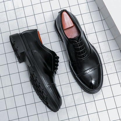 saferido Men Dress Shoes Formal Oxfords Classic Business Office Wedding Shoes Wear Elegant Casual Leather Men Shoes