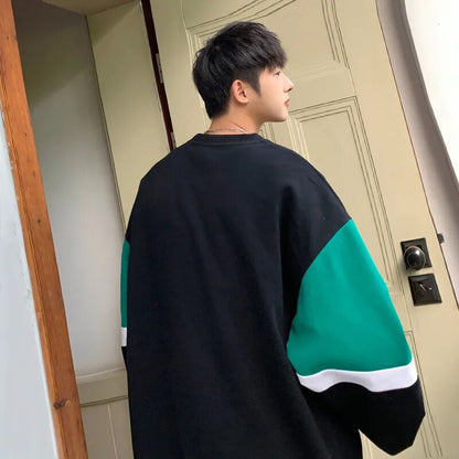 Green Bear Men‘s Sweatshirts Fashion Brand New Streetwear Pullovers Korean Style Unisex Hoodies Loose Male Clothing
