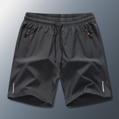 Men's Sports Casual Shorts  Spring and Summer New Ice Silk Quick Dry Loose Basketball Pants Personality Fashion Beach Pants