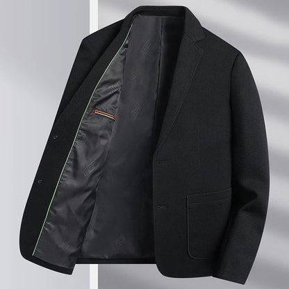 New Men's Slim Fashion Everything High-grade Korean Version of The Wedding Gentleman British Style Hosting Casual Blazer