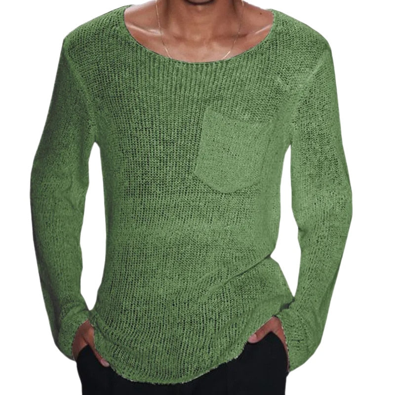 Men's All-match Casual Knitted Top