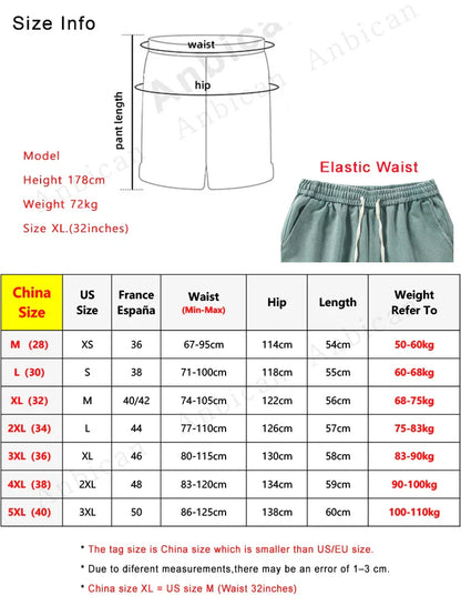 saferido 2024 New Distressed Summer Shorts Men 320G Heavy Cotton Drawstring Harajuku Loose Sweatshorts Male Casual Short Pant Streetwear