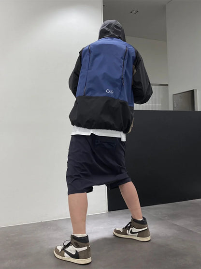 saferido Shorts For Man High Street Functional Cargo Summer Outer Wear Trendy Loose Sports Pants Niche Brand 2024 New Spring Summer