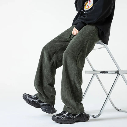 Men's Casual Wied Leg Pants Oversized Streetwear Pants Men Clothing Korean Fashion Mens Pants Joggers 5XL New Arrivals