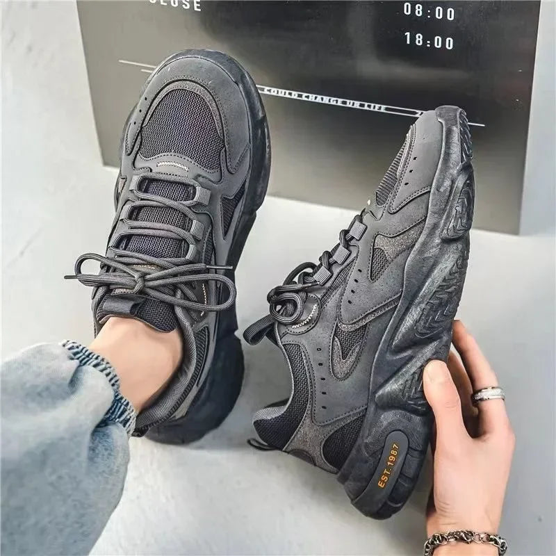 saferido Trendy Casual Shoes for Men Brand Mens Sneakers Hot Selling Comfortable and Breathable Men's Platform Shoes Zapatillas De Hombre