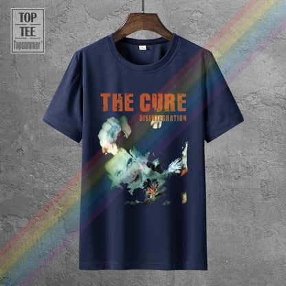 Vintage The Cure Disintegration Rock T Shirt Men Women Short Sleeve Oversized T-Shirt Summer Fashion Graphic Print Streetwear