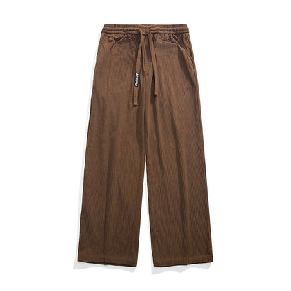 saferido  Y2k Harajuku Corduroy Baggy Sweatpants Harem Pants Men Korean Fashions Wide Leg Pants Japanese Streetwear Joggers Pants