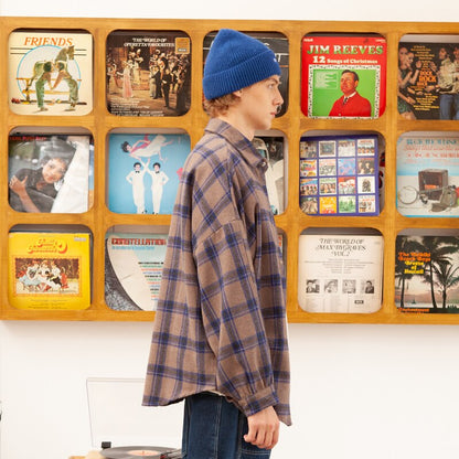 Flannel Harajuku Oversized Cotton Plaid Shirt  Korean Fashions Fleece Button Up Shirts Long Sleeve Vintage Blouses