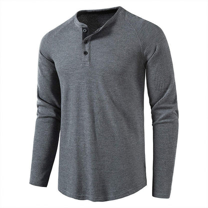 Long Sleeve T Shirt for Men Solid Spring Summer Casual Mens T-shirt Breathable Male Tops Fashion Clothes Men's T-shirts