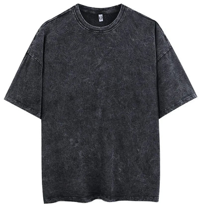 100% Cotton Men's Clothing Vintage Black Acid Wash Hoodies Men Women Oversized Hip Hop Sweatshirts Casual Pullover Y2K Clothes