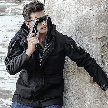 New M65 Army Clothes Casual Tactical Windbreaker Trench Men Waterproof Flight Pilot Coat Hoodie Man Military Field Jacket