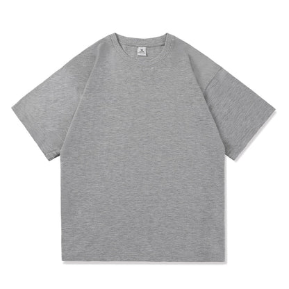 Men Oversized Graphic Solid T Shirts Colorfuls 100% Cotton  Mens White Classical Tee Male Short Sleeve O-Neck Tops