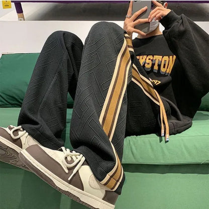 Male Sweat Pants Casual Athletic New Items In Baggy Wide Leg Fashion Trousers Track Training Summer Sport Y2k Sweatpants for Men