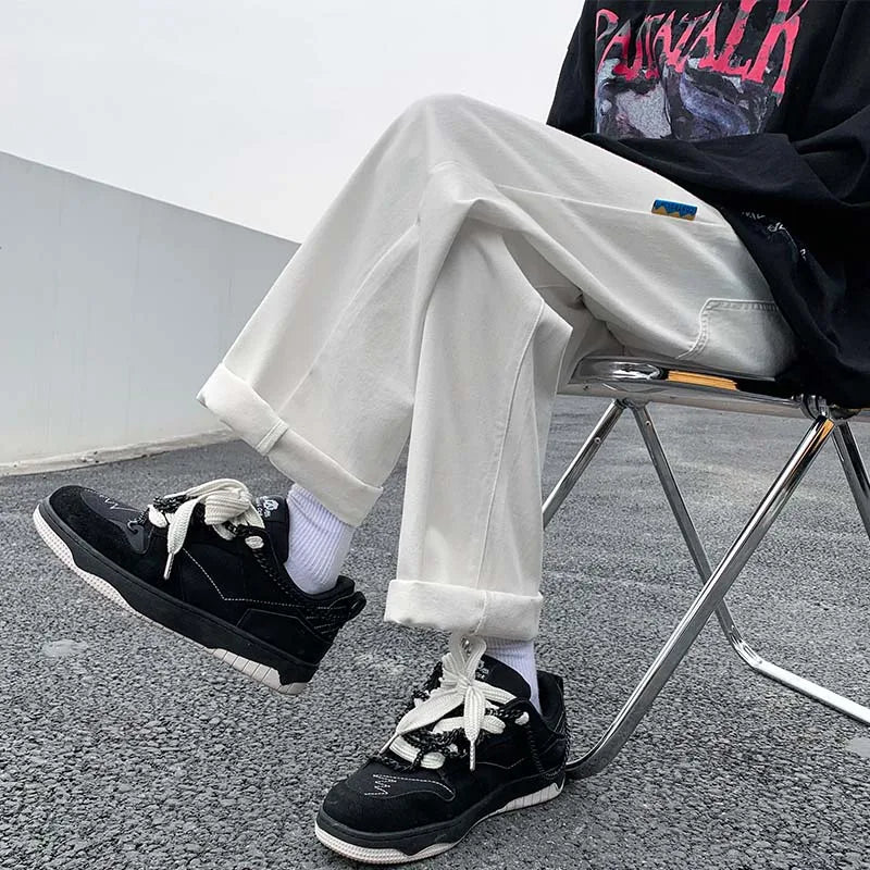 saferido Men Japanese Streetwear 6 Colors Solid Sweatpants Man Black Joggers Pants Male Korean Hip Hop Harajuku Track Pants