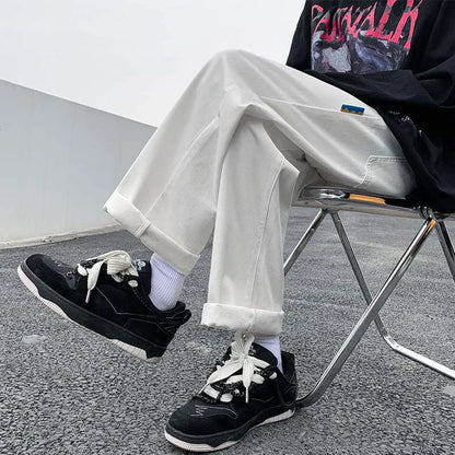 saferido Men Japanese Streetwear 6 Colors Solid Sweatpants Man Black Joggers Pants Male Korean Hip Hop Harajuku Track Pants