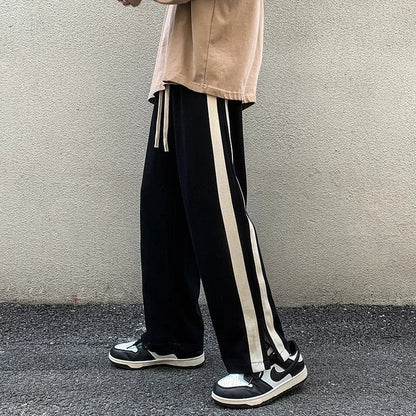 Autumn Men Casual Wide-Leg Pants Korean Version Y2K Streetwear Hip Hop Men Fashion Trousers Sweatpants Harajuku Pants Men
