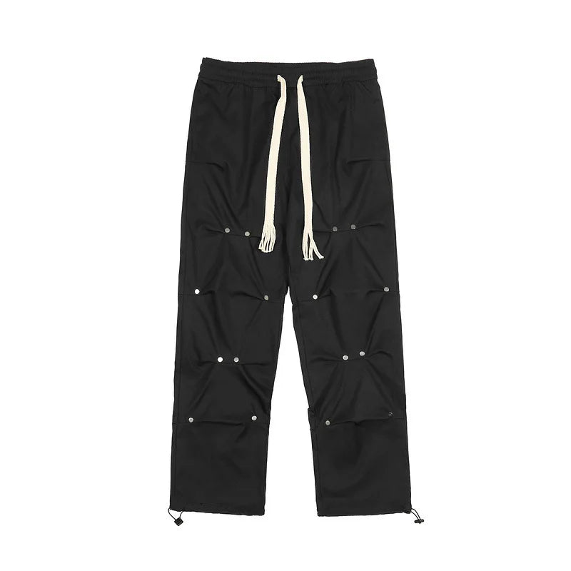 Baggy Cargo Pants Pant Trousers for Men Streetwear Y2k Techwear Man Wide Many Pockets Grey Black Fashion Tactical Jogger Tube