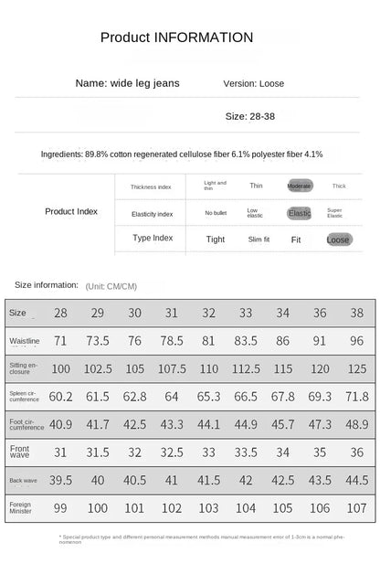 saferido Men's Clothing Y2k Baggy Jeans Spring/Summer New Man Pants American Trendy Hole Loose Leisure Straight Leg Wide Jeans for Men
