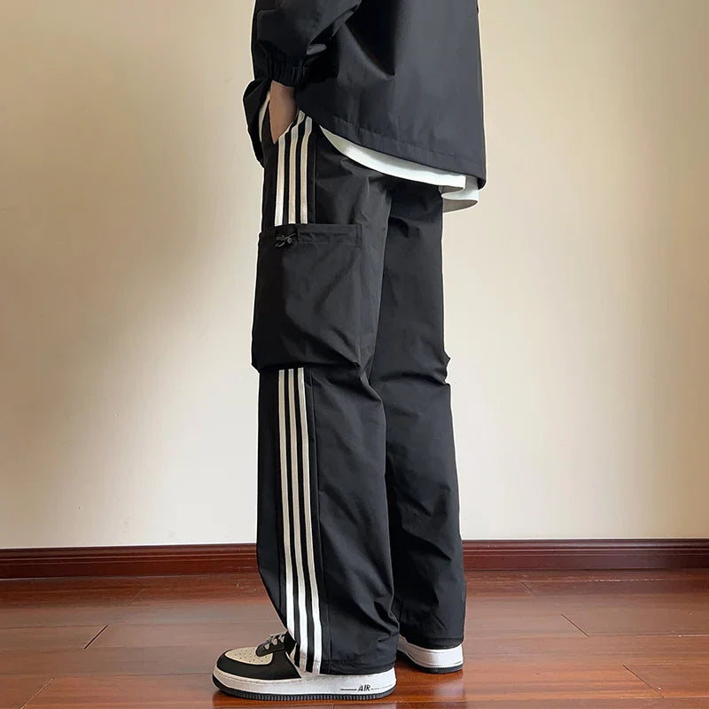 saferido Men's Harem Pants New Fashion Streetwear Jogger Sweatpants Korean Oversized Fashion Hip Hop Men Jogging Pants Multi-Pocket Pants