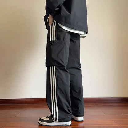 saferido Men's Harem Pants New Fashion Streetwear Jogger Sweatpants Korean Oversized Fashion Hip Hop Men Jogging Pants Multi-Pocket Pants