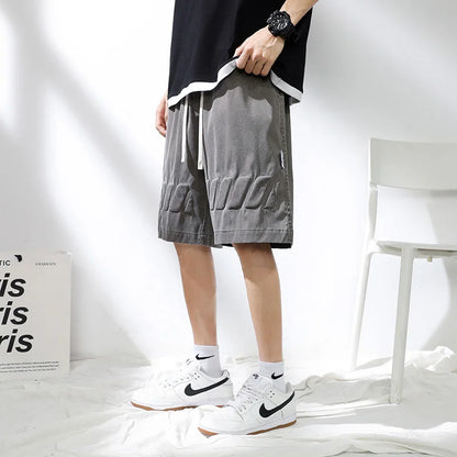 saferido Korean Clothes for Teenagers High Quality Brand Casual Vintgae Baggy Shorts Summer New Trendyol Oversize Men Shorts