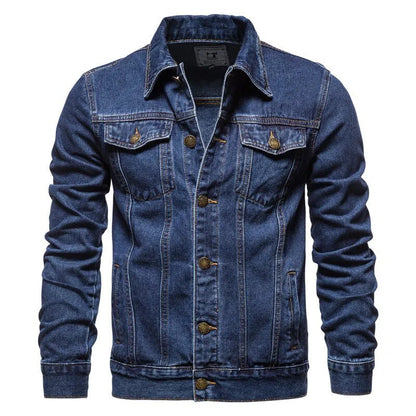 Spring And Autumn Fried Street Men's Denim Jacket Cotton Casual Slim Jacket Men's Jean Jacket Men's Clothing
