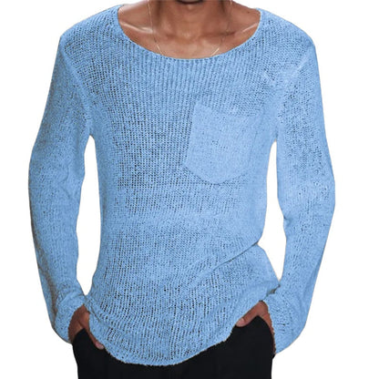 Men's All-match Casual Knitted Top