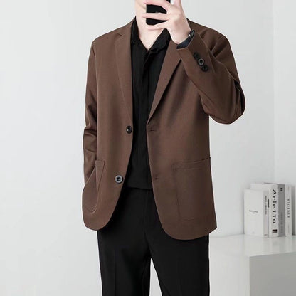 Spring 4 Color Blazer Men Slim Fashion Social Mens Dress Jacket Business Formal Jacket Men Office Suit Jacket S-3XL