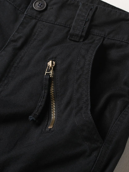 Men's Casual Cargo Pants Military Army Camo Pants Combat Work Pants with 8 Pockets(No Belt)
