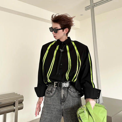 saferido Fashion Korean Spring New Long Sleeve Men turndown collar T-shirt Round Collar White Black Red Solid Color Shirts For Male